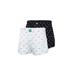 adidas Originals Boxershort Comfort Cotton Woven Katoen, wijd, elastiek, all-over print, zacht, ademend (Set van 2)