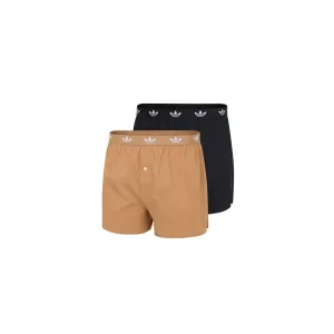 adidas Originals Geweven boxershort Comfort Cotton Woven Katoen, wijd, elastische band, gulp met knoop (Set van 2)