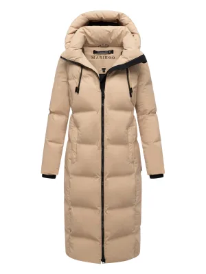Marikoo dames gewatteerde wintermantel Tikoraa met afneembare capuchon
