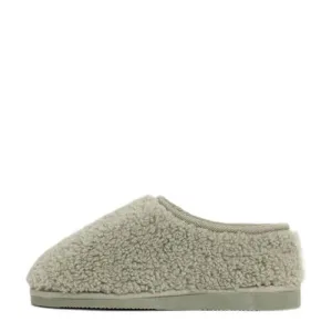 America Today teddy pantoffels lichtgroen