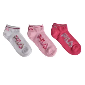 Pak van 3 F1428 Onzichtbare Katoenen Sokken voor Meisjes