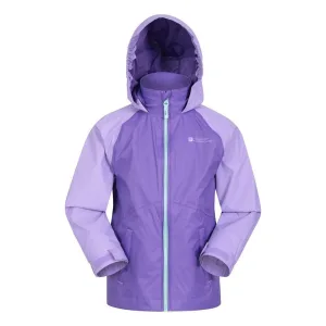 Mountain Warehouse Torrent II Waterdichte Jas voor kinderen/Kinderen (Lila)