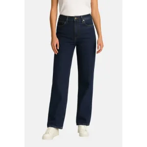 Cars high waist straight leg jeans dark blue denim