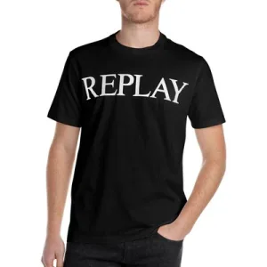 Replay Logo Print Shirt Heren