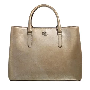 Lauren Ralph Lauren Satchels – Marcy 36 Satchel Large in goud
