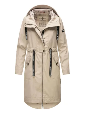 Navahoo Dames Tussenmantel Josinaa – Licht & Modern met Capuchon