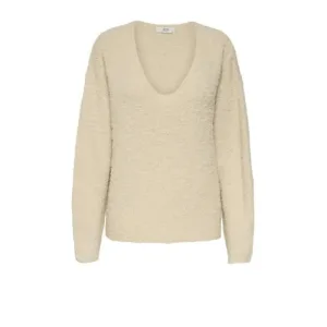 JDY gebreide trui zand