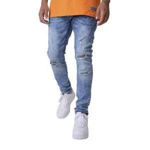 Gescheurde en gevoerde skinny jeans Project X Paris