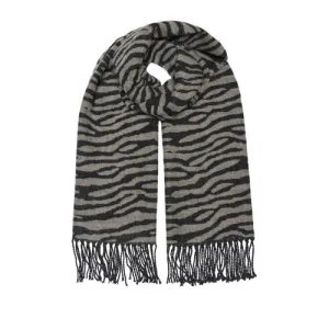 ONLY sjaal ONLMILA met zebraprint zwart