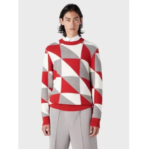 Men’s Emporio Armani Knit Sweatshirt in Orange