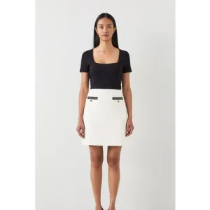 LK Bennett Tj Tasha – Square Neck Black