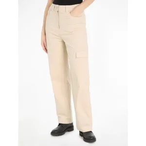 Calvin Klein Geweven broek HIGH RISE CORDUROY PANT
