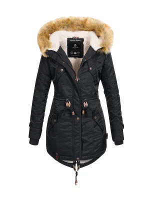 Navahoo Dames Winterjas B399 – Warm, Waterafstotend & Met Afneembare Bontkraag
