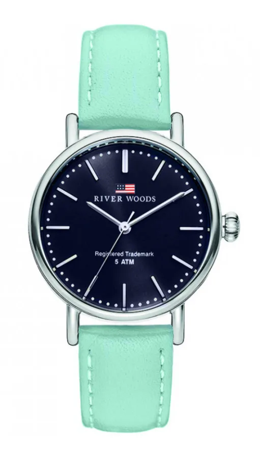 River Woods Oswego dameshorloge Blauw RW340026