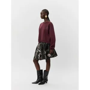 Sofie Schnoor sweater met backprint donkerrood