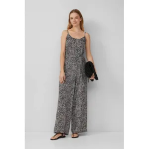 s.Oliver zwart wide leg jumpsuit