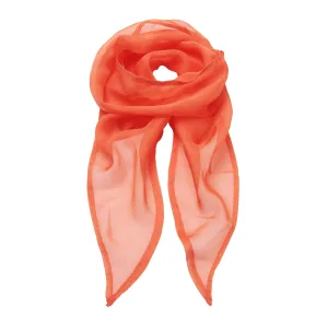 Premier Dames/vrouwenwerk Chiffon Formele Sjaal (Oranje)
