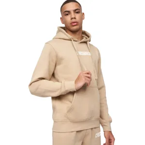 Crosshatch Heren Bellmant Hoodie (Steen)