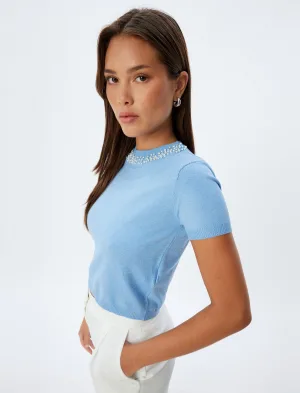 Koton TRUIEN Ronde kraag Met kralen Sweater