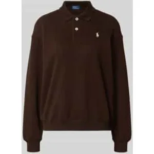 Polo Ralph Lauren Sweatshirt met polokraag en labelstitching