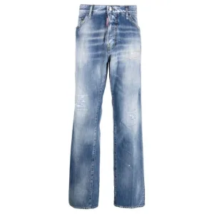 Dsquared2 Roadie Jean-stijl Blauwe Denim Broek