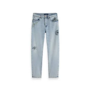 Scotch & Soda boyfriend jeans light blue denim