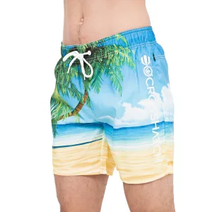Crosshatch Heren Dream Beach Zwemshort (Blauw)