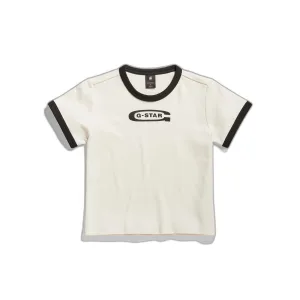 Dames-T-shirt G-Star Ringer Baby Brother Logo