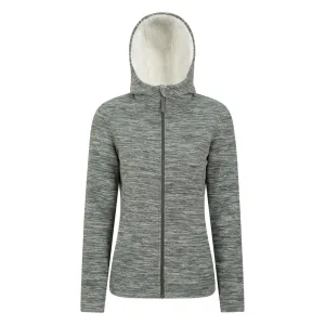 Mountain Warehouse Dames Snowdonia Fleece Volledige Rits Hoodie (Khaki Groen)