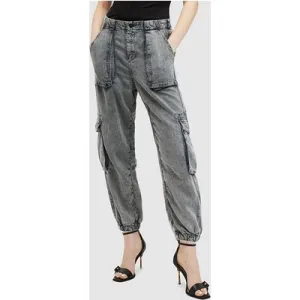 AllSaints Frieda Denim Trouser Anthracite