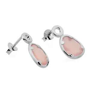 Orphelia ‘Rivera’ Dames 925 Sterling Zilver Dangle Oorbellen – Zilver ZO-7480/PC