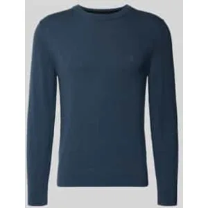 Marc O’Polo Regular fit gebreide pullover van een mix van katoen en scheerwol
