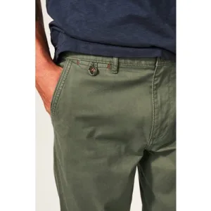 White Stuff Sutton Organic Chino Trouser Khaki Green