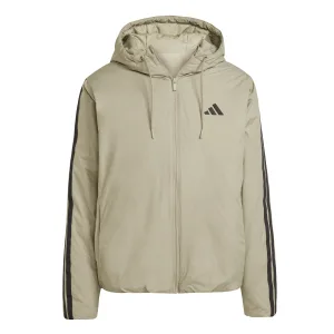 Geïsoleerde jas met capuchon adidas Essentials Climawarm 3 stripes