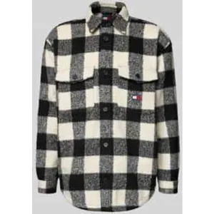 Tommy Jeans Regular fit overhemdjack met ruitmotief