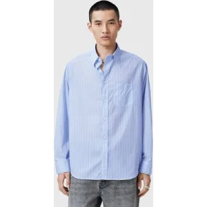 AllSaints Marcel Ls Shirt Willow Blue