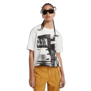 Dames-T-shirt G-Star Multi Loose R