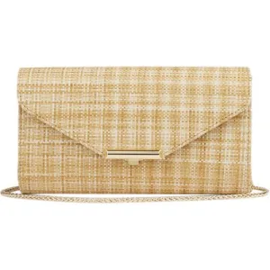 LK Bennett Lucy Clutch Bag Natural