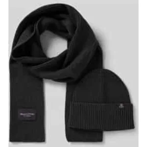 Marc O’Polo Muts en sjaal in een set van puur katoen