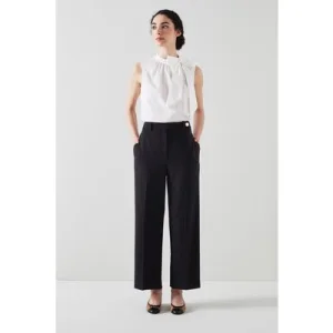 LK Bennett Tr Bibi-tailored Crop Wid Black