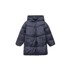 Mango Kids gewatteerde jas donkerblauw