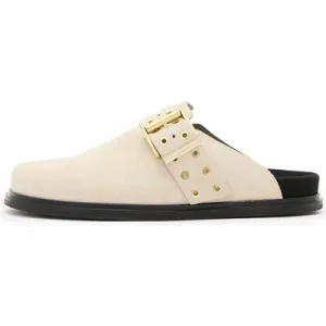 AllSaints Juno Mule Parchment White