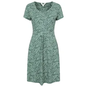 Mountain Warehouse Dames/Dames Orchid Leaf UV Midi Dress (Kaki Groen)
