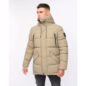 Men’s Crosshatch Kaptoore Jacket in Cream