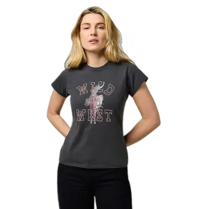 Dames-T-shirt Wrangler Shrunken