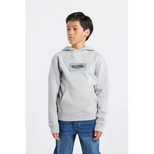 America Today hoodie met backprint lichtgrijs