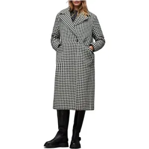AllSaints Alexis Star Coat Black/white