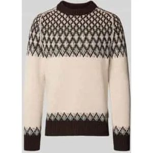 Marc O’Polo Regular fit gebreide pullover van een mix van wol en katoen