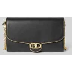 Lauren Ralph Lauren Clutch van runderleer met labelapplicatie