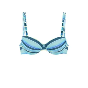 s.Oliver voorgevormde beugel bikinitop blauw